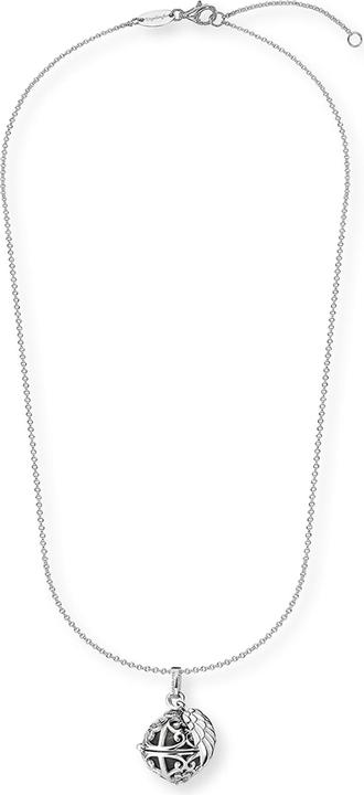 Image du produit Engelsrufer Collier avec ailes nacre gris argent (Argent 925, Laiton, 45 - 50 cm)