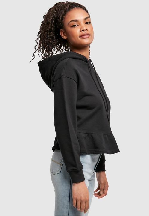 Actual product image Urban Classics Ladies Organic Flounces Hoody - 12522 (S)