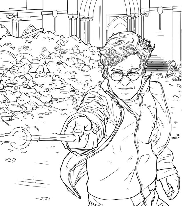 Immagine prodotto Panini Dai film di Harry Potter: Libro da colorare fosforescente