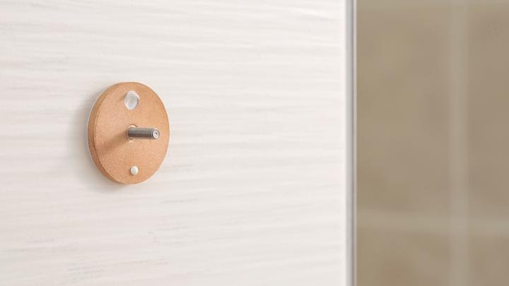 Actual product image tesa DRAAD shower basket incl. adhesive solution without drilling