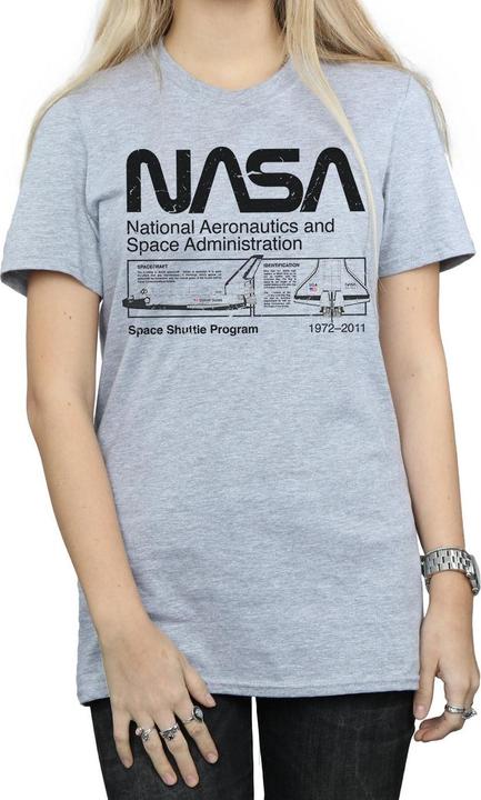 Immagine prodotto Nasa Femme/Les femmes - T-shirt classica con navetta spaziale (M)