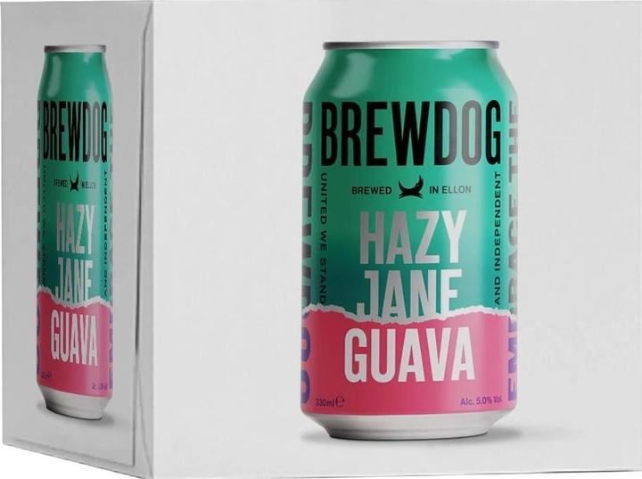 Immagine prodotto BrewDog Hazy Jane Guava (4 x 33 cl)