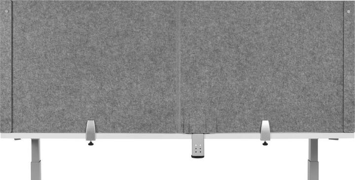 Actual product image Bakker Elkhuizen Bakker table divider U-shape o. acrylic window grey 60cm deep (140 x 60 cm)
