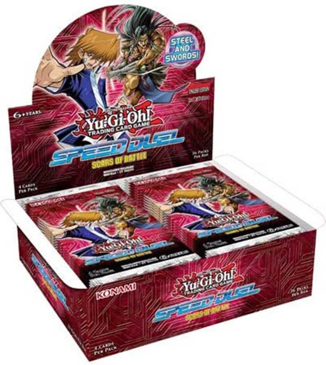Image du produit Yu-Gi-Oh Speed Duel : Scars of Battle Booster Display - EN (Anglais, Affichage du booster)