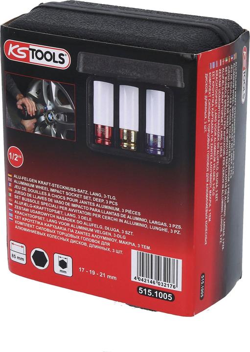 Actual product image KS Tools Power socket set (1/2")