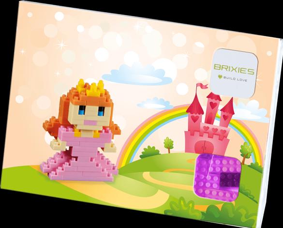 Actual product image Brixies Postcard princess
