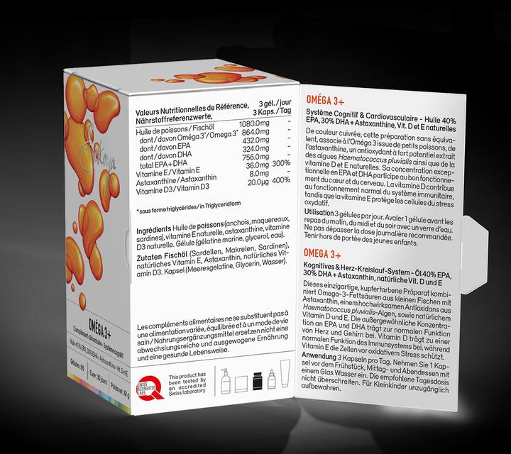 Produktbild Sekoya Omega 3+ | DHA & EPA (90 Stück, Kapseln)
