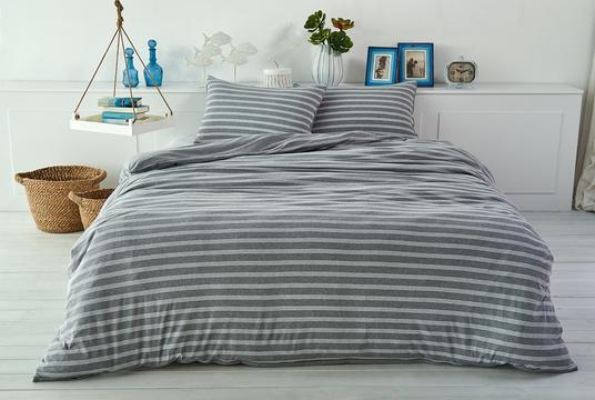 Produktbild Living Home Melange Jersey Double Face (Bettwäsche Set, 140 x 220 cm, 70 x 90 cm)