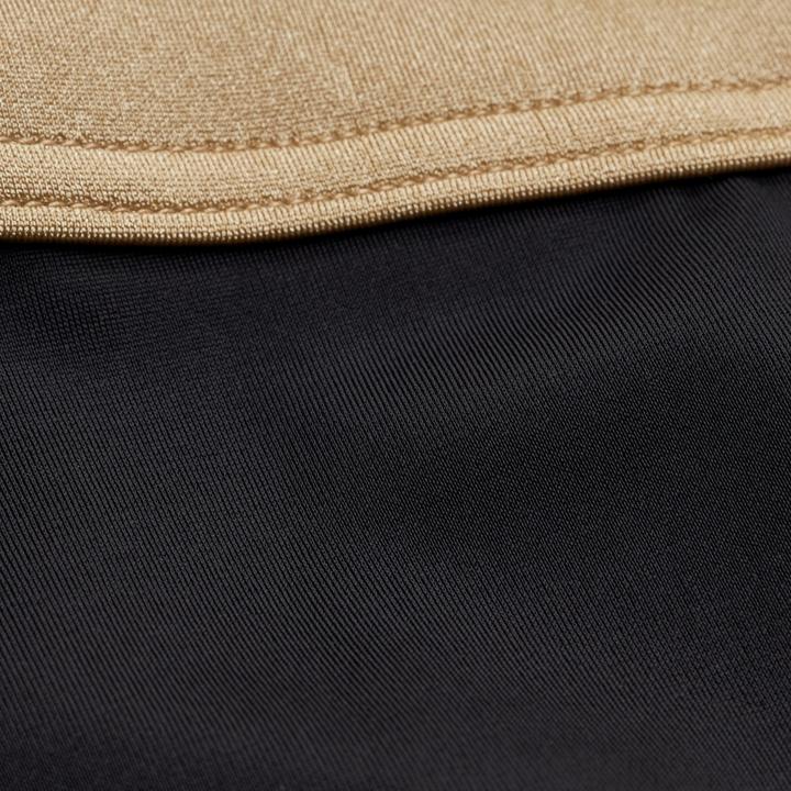 Produktbild Olaian Bikini-Hose Mädchen 900 Buddy schwarz/gold (140)