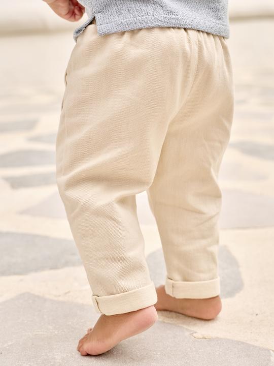 Actual product image Vertbaudet Baby Hose mit Dehnbund und Zierknöpfen (68)