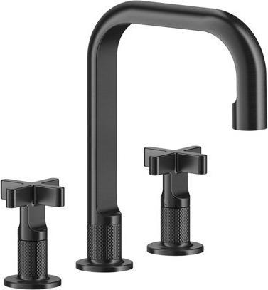 Black brushed metal