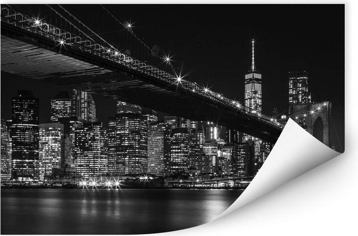 Actual product image Trenddeko New York by night (100 x 70 cm)