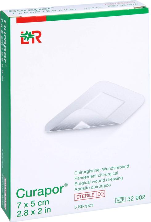 Produktbild Lohmann & Rauscher Curapor Wundverband steril 7x5cm, 5 St PFL (5 x)