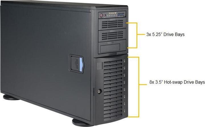 Image du produit Supermicro 7049A-T : 2x Xeon Scalable