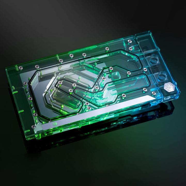 Actual product image Bitspower Orion GPU cooler RTX 4090 FE - acrylic