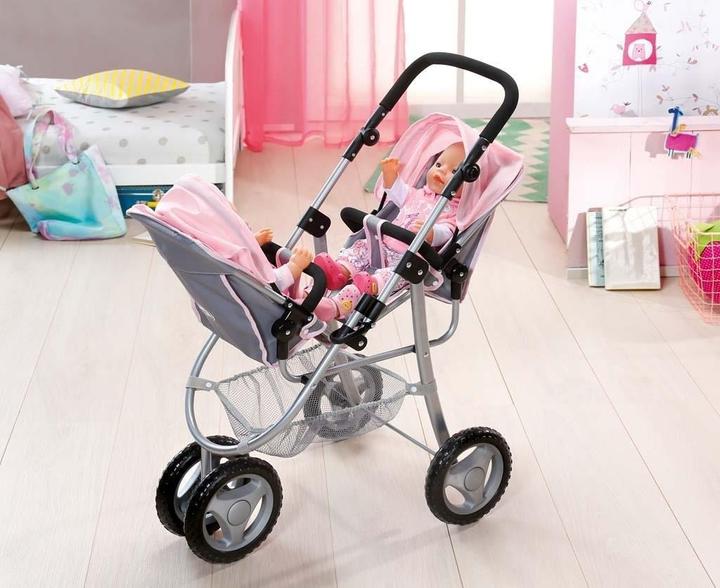 Zapf Creation Poussette pour poupées jumelles BABY Born