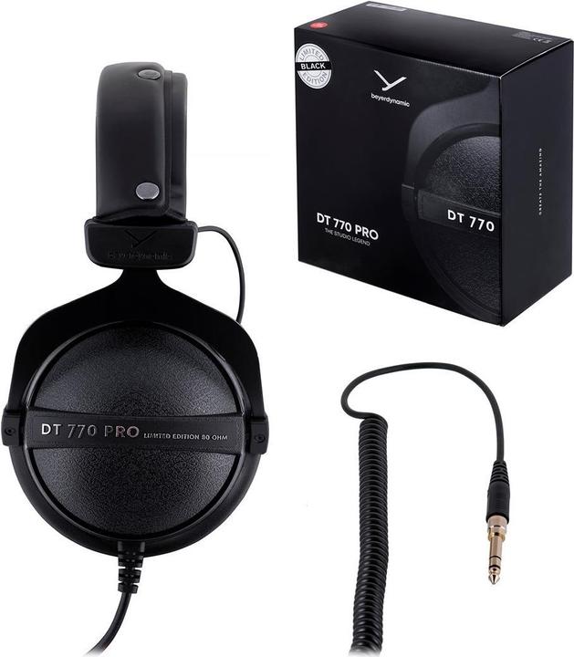 Image du produit Beyerdynamic DT 770 Pro Juodas Limited Edition (pas de réduction du bruit, Filaire)