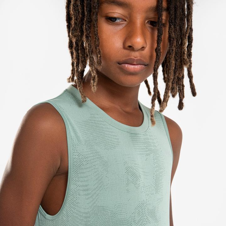 Produktbild Kiprun Lauf-Tanktop Kinder nahtlos - 900 Light grün (10, 11, 12)