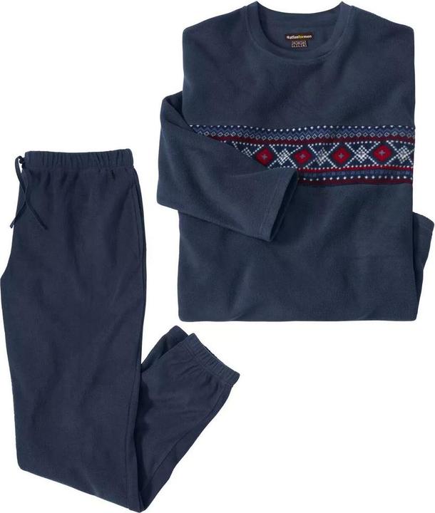 Image du produit Atlas For Men Pyjama long en micropolaire à motifs pour hommes (3XL)