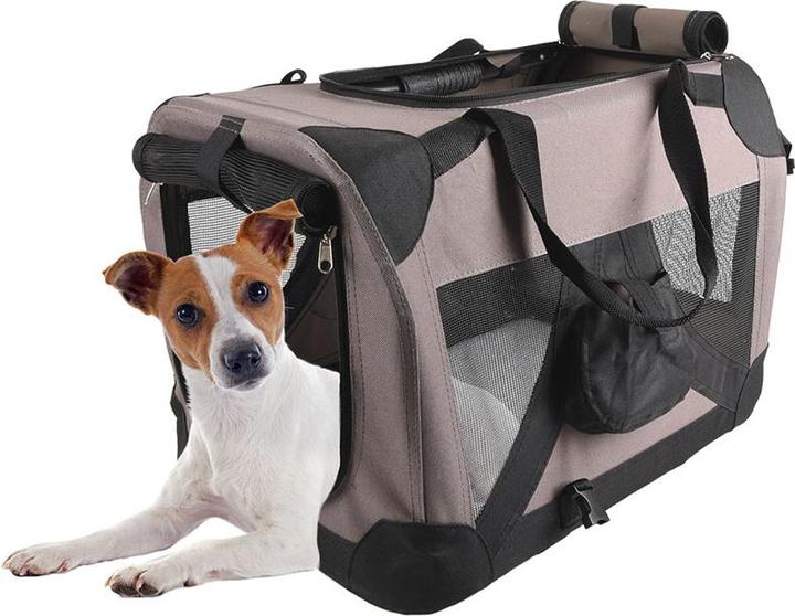 Produktbild Flamingo faltbare Tragetasche Alix Taupe S (Hund, Faltbar)