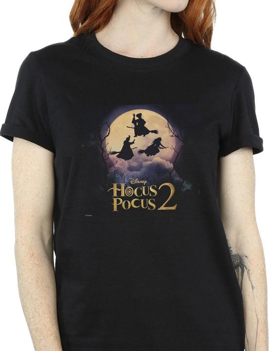Actual product image Disney Womens/Ladies Hocus Pocus Witches Flying Cotton Boyfriend T-Shirt (XL)