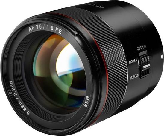 Actual product image Samyang AF 75mm f/1.8 FE, Sony E (Sony E, full size)