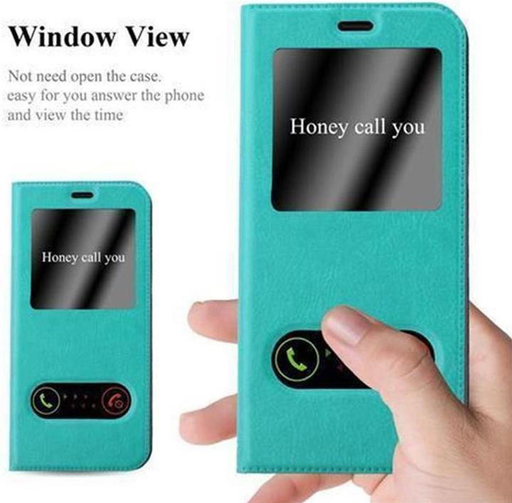 Produktbild Cadorabo Book mit View Doppelfenster Cover (Samsung Galaxy S8+)
