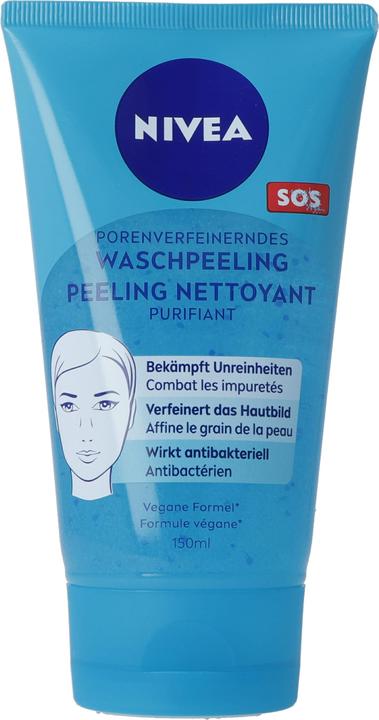 NIVEA Porenverfeinerndes Waschpeeling (Peeling, Mitesserentferner, 150 ml)