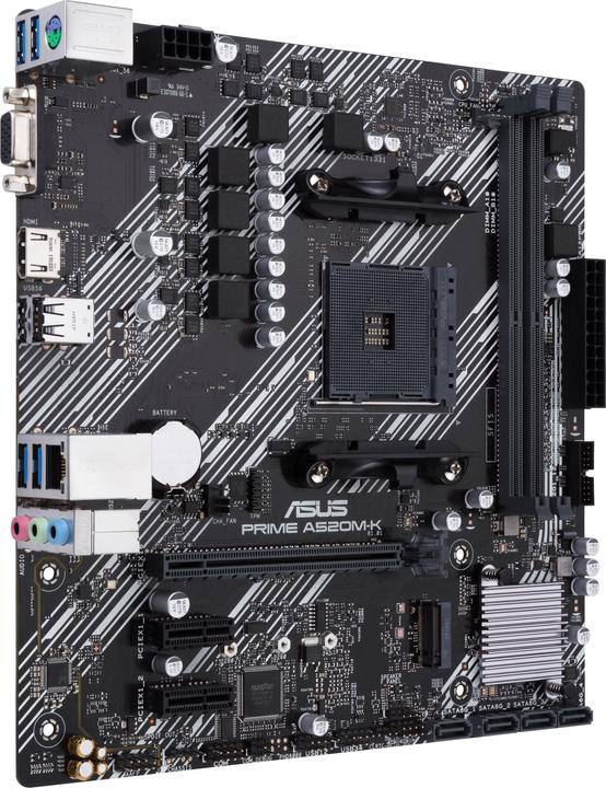 Produktbild ASUS Prime A520M-K (AM4, AMD A520, mATX)