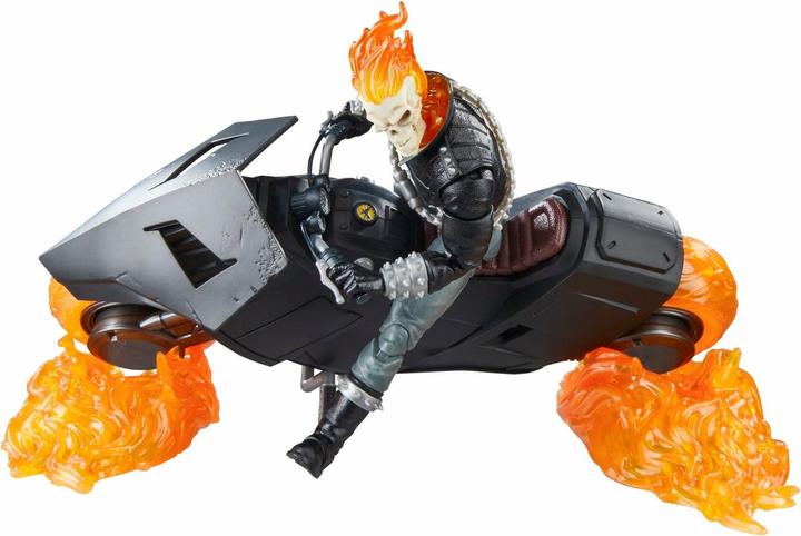 Actual product image Hasbro Marvel 85th Anniversary Marvel Legends action figure with vehicle Ghost Rider 15 cm
