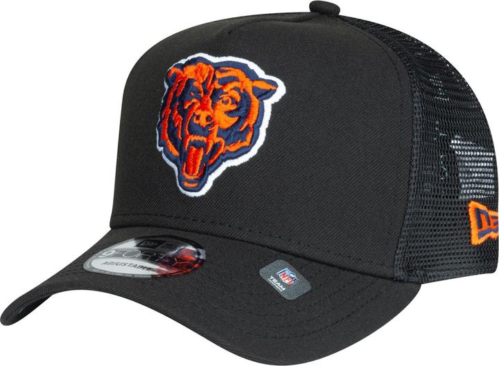 New Era Snapback Mesh Trucker Cap - Chicago Bears Head (One Size)