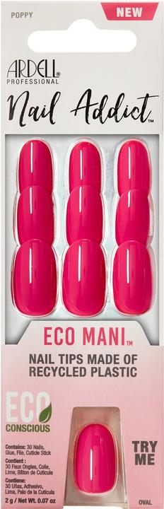 Produktbild Ardell Nail Addict Eco Mani Poppy 30 Stk