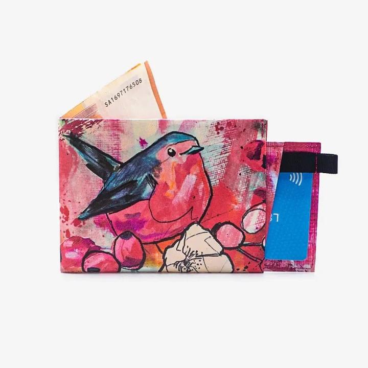 Actual product image Paprcuts RFID Wallet Pro 2.0 Curious Redbreast | Jules Boho Koop