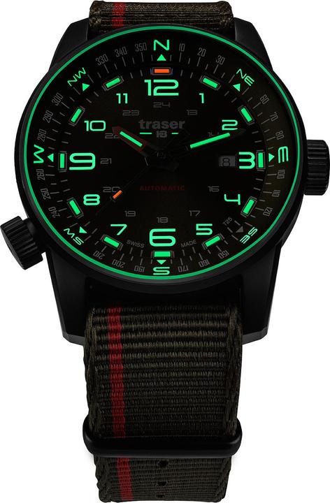 Actual product image Traser H3 110456 P68 Pathfinder Automatic 46mm 10ATM (Analogue wristwatch, 46 mm)
