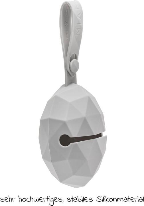 Produktbild MiaMia Schnullerboxen Silikon-Schnullerbox / Schnullerhalter - Diamant - (1 x)