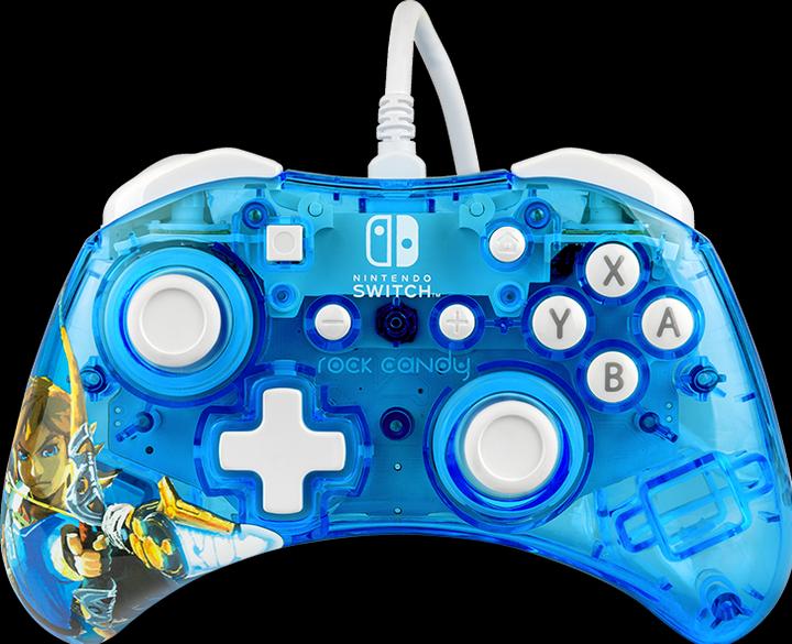 Actual product image PDP Rock Candy Wired Controller: Berry Brave Link (Switch OLED, Switch Lite, Switch)