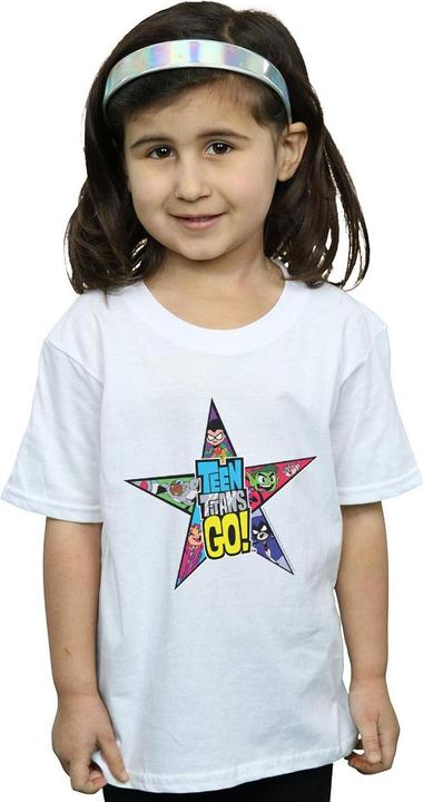 Produktbild Teen Titans Go Star Logo TShirt Mädchen (140, 146)