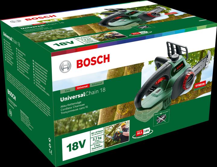 Produktbild Bosch Home & Garden UniversalChain 18 (Akku Kettensäge)