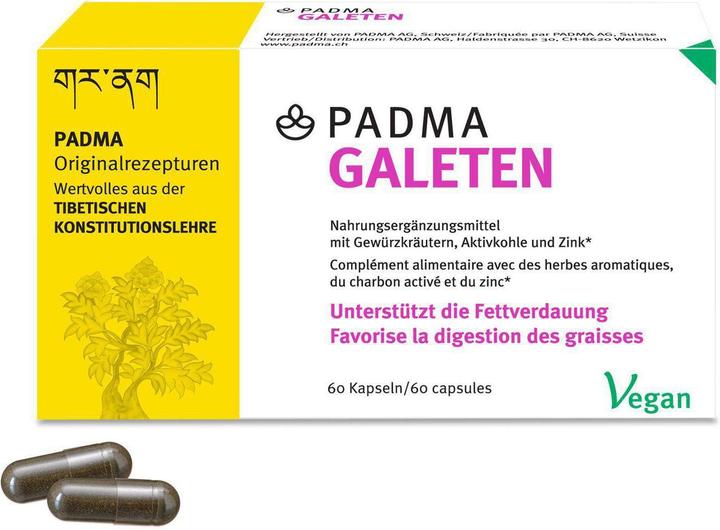 Produktbild Padma Galeten (60 Stück, Kapseln, 54 g)