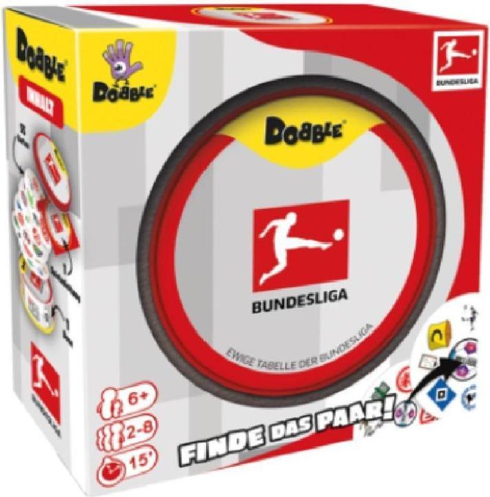 Produktbild Zygomatic Dobble Bundesliga, Kartenspiel, für 2-8 Spieler, ab 6 Jahren (DE-Ausgabe) (Deutsch)