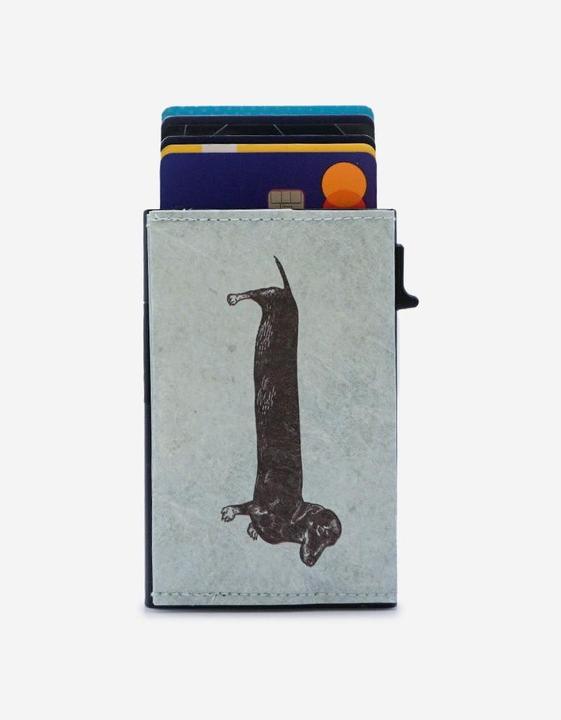 Actual product image Paprcuts RFID Alu Kartenetui Sausage Dog