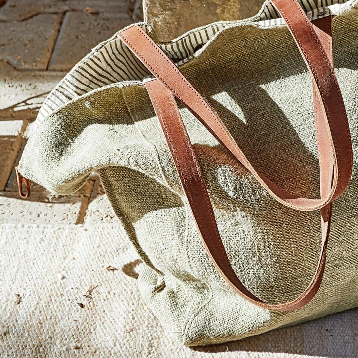 Actual product image Loberon Bag Soleil green/brown