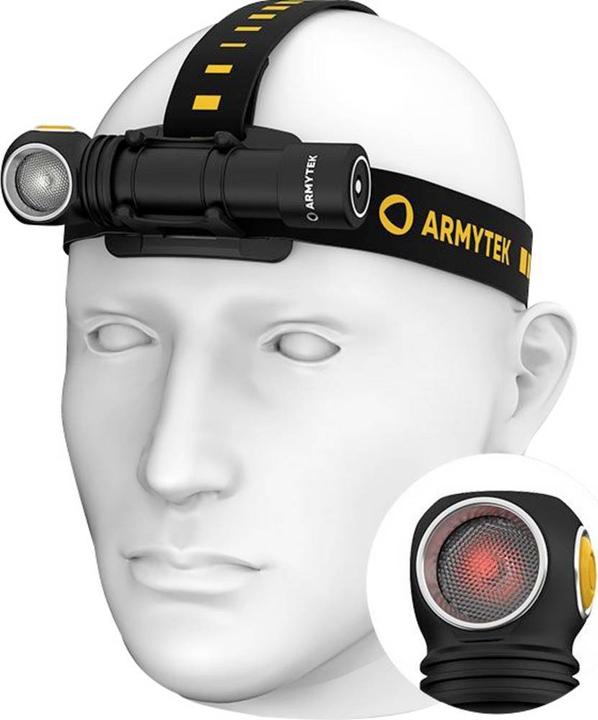Actual product image ArmyTek Wizard C2 WR Magnet USB Multifunction Lamp warm & red (11.20 cm, 1100 lm)