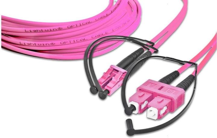 Immagine prodotto Lightwin Cavo patch in fibra ottica LC-SC, multimodale, OM4, 3m (3 m)