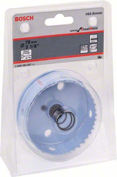 Immagine prodotto Bosch Professional Zubehör Sega a tazza speciale per lamiera, 79 mm, 3 1/8 di pollice (79 millimetri)