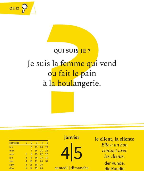 Immagine prodotto Calendario linguistico Langenscheidt francese 2025 (Tedesco)