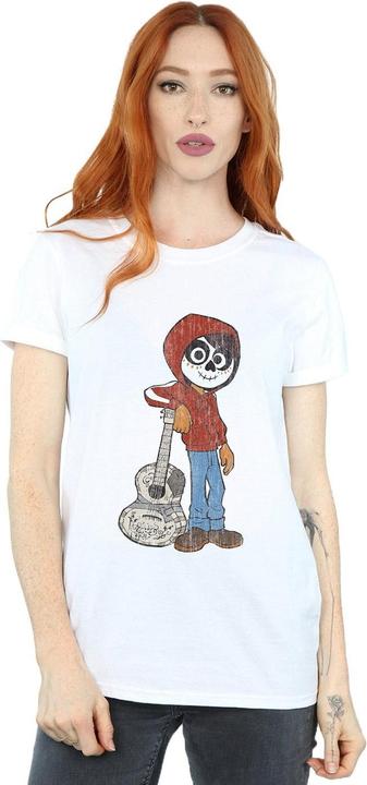 Actual product image Disney Womens/Ladies Coco Miguel With Guitar Cotton Boyfriend T-Shirt (XL)