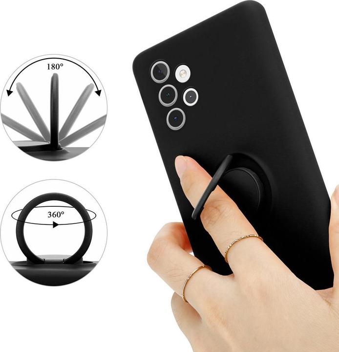 Produktbild Cadorabo TPU Liquid Ring Silicone Case Hülle (Samsung Galaxy A32 5G)