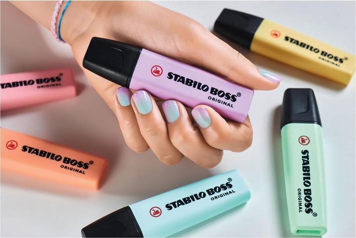 Produktbild STABILO BOSS ORIGINAL Pastel Textmarker (Pastell, 5 mm, 4 x)