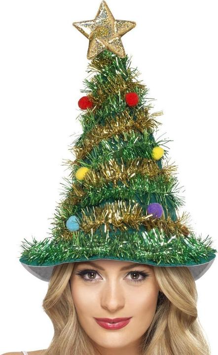 Actual product image Smiffys Christmas tree hat